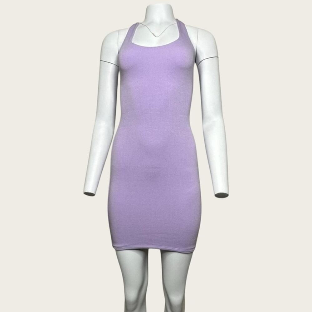 NWT | Baby Mama Naked Wardrobe | Racerback Mini Tank Dress | Purple | Medium